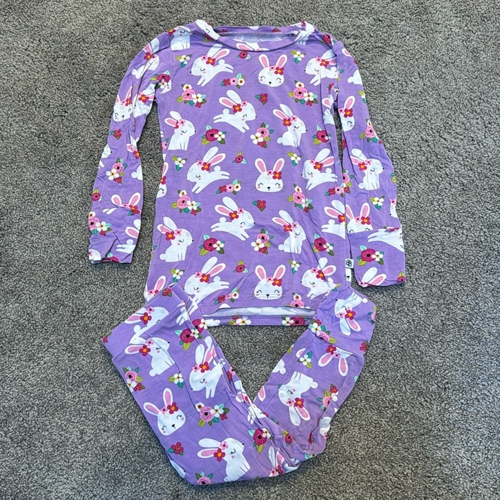 Little Bum Bums (now Bums & Roses) Good Hare Day Pajamas